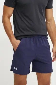 Under Armour pantaloni scurti de antrenament Vanish culoarea albastru marin, 1373718 imagine