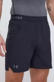 Under Armour pantaloni scurti de antrenament Vanish culoarea negru imagine