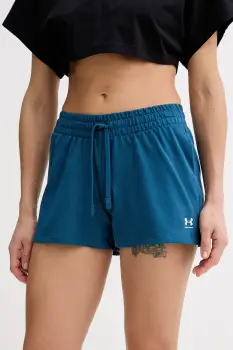 Under Armour pantaloni scurti de trening pentru femei Terry imagine