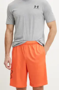 Under Armour pantaloni scurti de trening Tech Graphic culoarea rosu 1306443 imagine