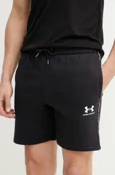 Under Armour pantaloni scurti Icon barbati, culoarea negru, 1390299 imagine