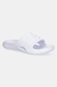 Under Armour papuci Locker femei, culoarea alb, 3028095 imagine