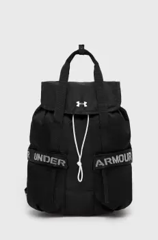 Under Armour rucsac femei, culoarea negru, mic, neted imagine