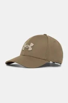 Under Armour sapca Blitzing culoarea gri, cu imprimeu, 1376701 imagine