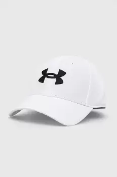 Under Armour sapca culoarea alb, cu imprimeu imagine