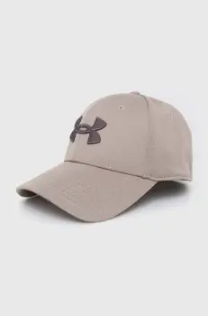 Under Armour sapca culoarea bej, cu imprimeu imagine