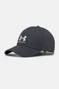 Under Armour sapca culoarea gri, cu imprimeu imagine