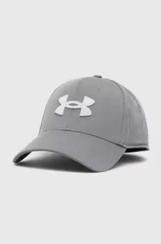 Under Armour sapca culoarea gri, cu imprimeu imagine
