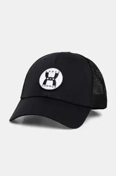 Under Armour sapca culoarea negru, cu imprimeu, 1383441 imagine