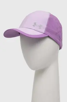 Under Armour sapca Iso Chill Launch culoarea violet, modelator imagine
