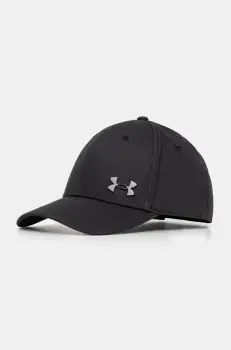 Under Armour sapca Sportstyle Metal culoarea negru, neted, 1389695 imagine
