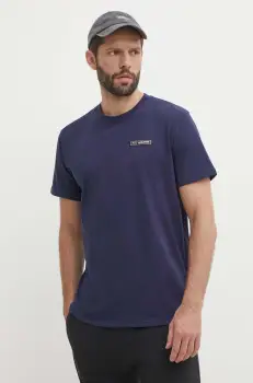 Under Armour tricou barbati, culoarea albastru marin, cu imprimeu imagine