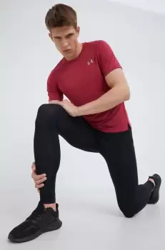 Under Armour tricou barbati, culoarea galben, cu imprimeu imagine