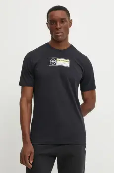 Under Armour tricou barbati, culoarea negru, cu imprimeu, 1390187 imagine