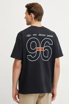 Under Armour tricou barbati, culoarea negru, cu imprimeu, 1390189 imagine