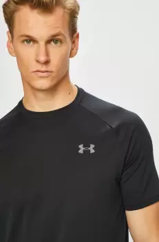 Under Armour Tricou barbati, culoarea negru, melanj imagine