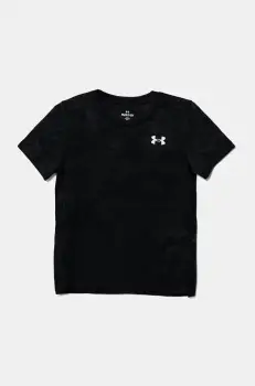 Under Armour tricou copii Tech Vent Jcqrd SS culoarea negru, neted, 1390019 imagine