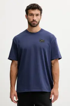 Under Armour tricou culoarea bleumarin, uni, 6005668 imagine