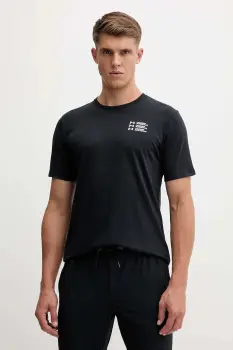 Under Armour tricou culoarea negru, cu imprimeu, 6004173 imagine