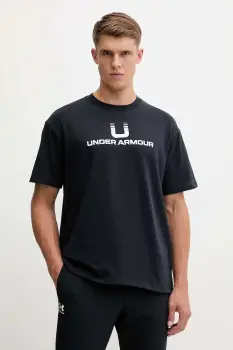 Under Armour tricou culoarea negru, cu imprimeu, 6005150 imagine