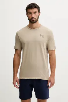 Under Armour tricou culoarea portocaliu, cu imprimeu, 1326799 imagine