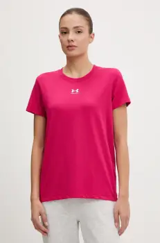 Under Armour tricou culoarea roz imagine
