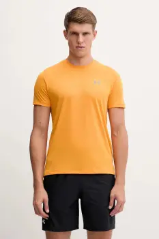 Under Armour tricou de alergare Launch culoarea negru, uni, 1382582 imagine