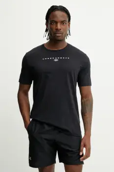 Under Armour tricou de antrenament culoarea negru, cu imprimeu, 6000211 imagine