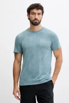 Under Armour tricou de antrenament culoarea verde, cu imprimeu, 6006098 imagine