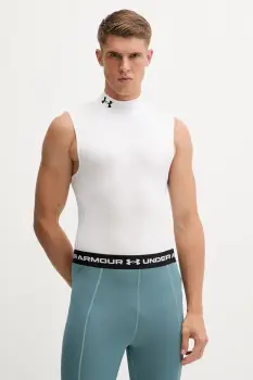 Under Armour tricou de antrenament HG Armour Comp Mock culoarea negru, 1361521 imagine