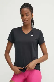 Under Armour tricou de antrenament Tech culoarea negru imagine