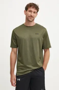 Under Armour tricou de antrenament Tech Vent culoarea verde, melanj imagine