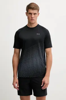 Under Armour tricou de antrenament UA Tech Fade culoarea negru, 6005916 imagine
