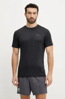 Under Armour tricou de antrenament Vanish Elite culoarea negru, melanj, 1383669 imagine