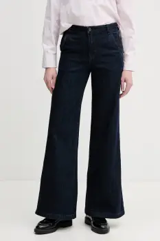 United Colors of Benetton Blugi wide leg de femei imagine