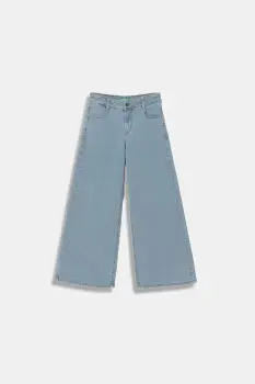 United Colors of Benetton blugi wide leg pentru copii imagine