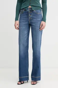 United Colors of Benetton blugi wide leg pentru femei imagine