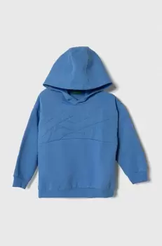 United Colors of Benetton bluza copii cu gluga, neted imagine