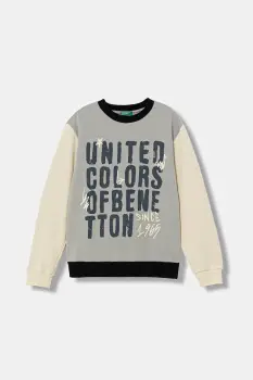 United Colors of Benetton bluza copii cu imprimeu, 3EB5C10R5 imagine