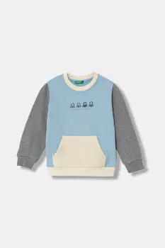United Colors of Benetton bluza copii cu imprimeu, 3EB5G10KS imagine
