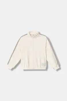 United Colors of Benetton bluza copii culoarea bej, cu imprimeu, 3UAPC505Q imagine