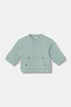 United Colors of Benetton bluza copii culoarea turcoaz, uni, 3JOEA501O imagine