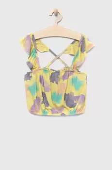 United Colors of Benetton bluza copii culoarea verde imagine