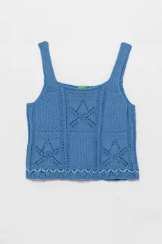 United Colors of Benetton bluza copii neted, 114FQH00B imagine