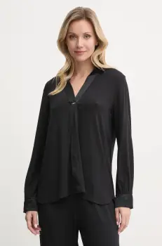 United Colors of Benetton bluza de pijama femei, culoarea negru, 3ZEW3M007 imagine