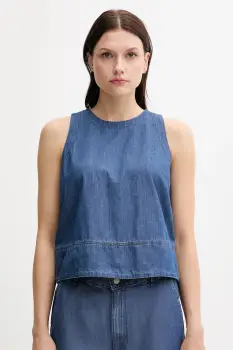 United Colors of Benetton bluza din bumbac uni, 5DHJDH00Q imagine