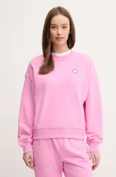 United Colors of Benetton bluza femei, culoarea roz, cu imprimeu, 31NB3M07K imagine