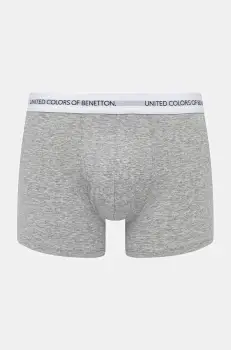 United Colors of Benetton boxeri barbati, culoarea gri imagine