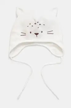 United Colors of Benetton caciula copii culoarea alb, 6U87AA00S imagine