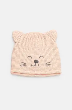 United Colors of Benetton caciula copii culoarea roz, din tesatura neteda, 6VEEAA00P imagine